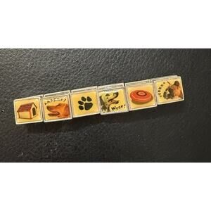 Vintage Dog Stretch Bracelet Tile